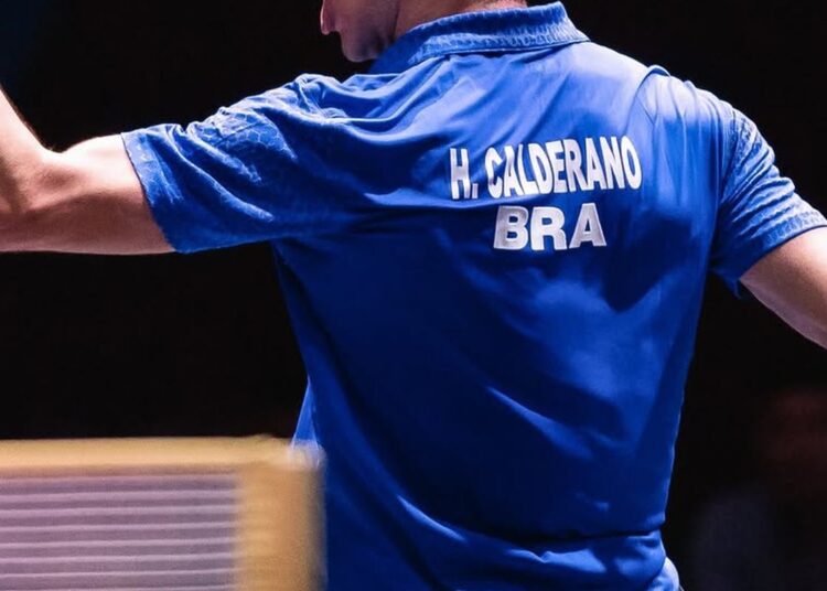 Calderano vence de novo e vai às quartas do Mundial de Tênis de Mesa Calderano vence de novo e vai às quartas do Mundial de Tênis de Mesa