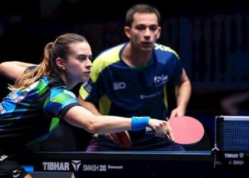 Calderano e Bruna Takahashi vão às quartas em torneio na Eslovênia