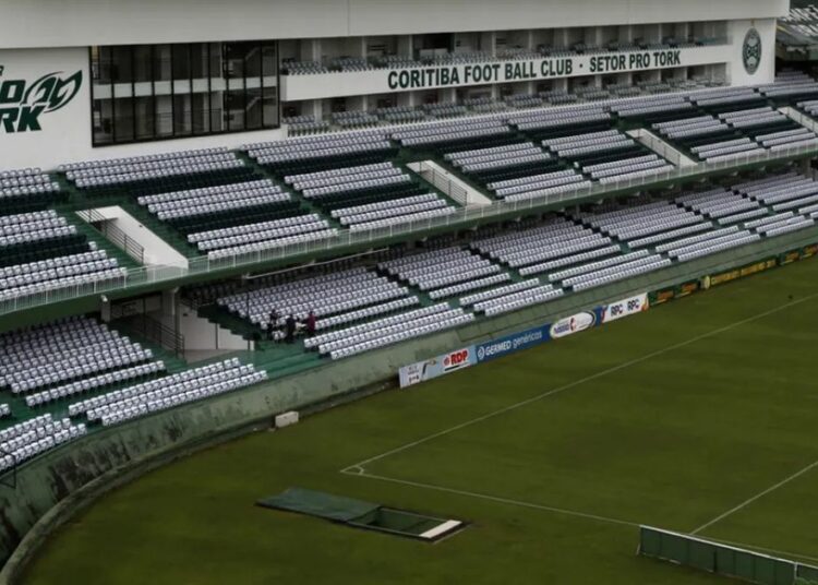 Coritiba retira nome e logo da Pro Tork no Couto Pereira Coritiba retira nome e logo da Pro Tork no Couto Pereira