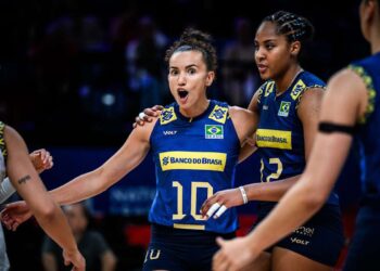 Ana Cristina lidera vitória brasileira pela Liga das Nações de vôlei