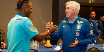 Seleção brasileira se apresenta para primeiro jogo com Carlo Ancelotti