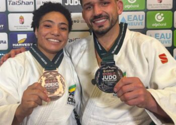 Brasil fatura prata e bronze no 3º dia do Mundial de Judô na Hungria
