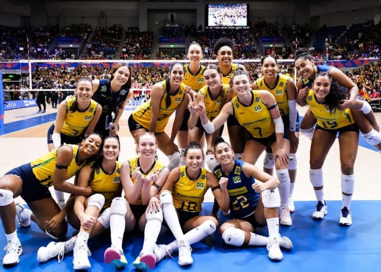 Brasil derrota Japão e mostra força na Liga das Nações de Vôlei
