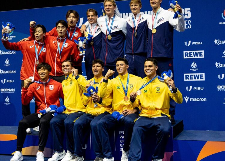 Brasil leva medalha na natação, a 1ª nos Jogos Mundiais Universitários