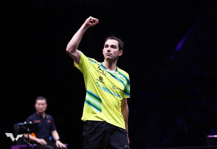 Hugo Calderano vence sul-coreano e vai às quartas do Smash da Europa Hugo Calderano vence sul-coreano e vai às quartas do Smash da Europa