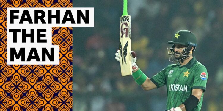 Farhan Brilha com Século Decisivo na Copa do Mundo T20, Impulsionando Paquistão