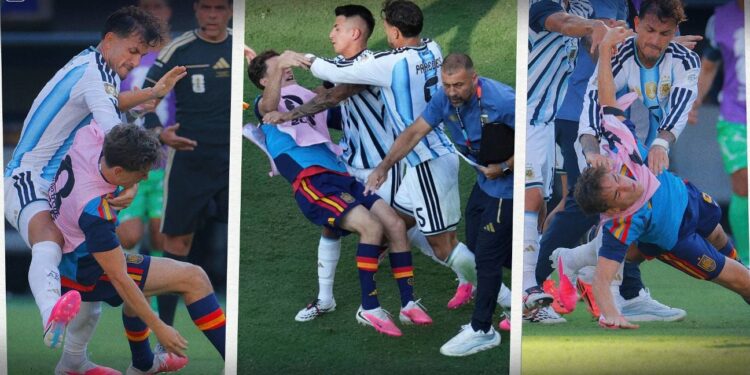 Atrito Pós-Final: Leandro Paredes Envolve-se em Discussão Após Vitória da Espanha