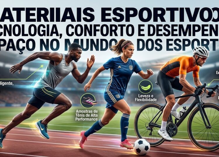 Materiais esportivos: tecnologia, conforto e desempenho ganham espaço no mundo dos esportes Materiais esportivos: tecnologia, conforto e desempenho ganham espaço no mundo dos esportes
