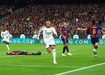 Carrasco do Barcelona, Mbappé chega a 100 gols pelo Real Madrid; veja média