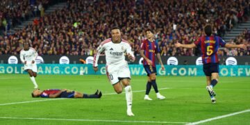 Carrasco do Barcelona, Mbappé chega a 100 gols pelo Real Madrid; veja média