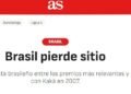 “Brasil perde terreno”: jornal espanhol destaca jejum na Bola de Ouro