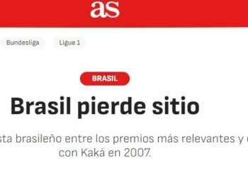 “Brasil perde terreno”: jornal espanhol destaca jejum na Bola de Ouro
